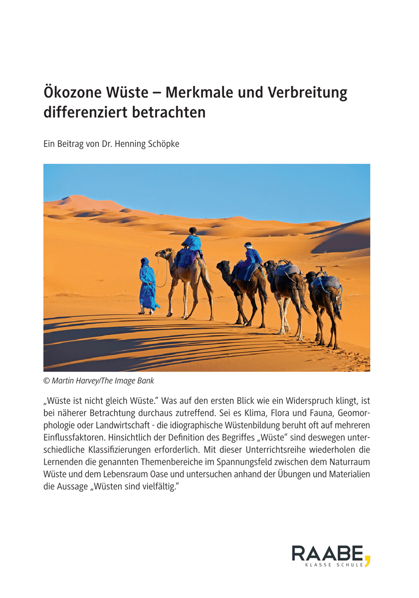Ökozone Wüste Ökozone Wüste